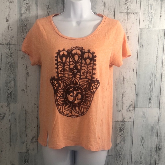 Lucky Brand Hamsa T-Shirt Small - Picture 1 of 8